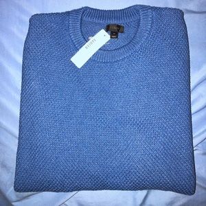 J-Crew New with Tags. Never worn. Blue Medium Sweater